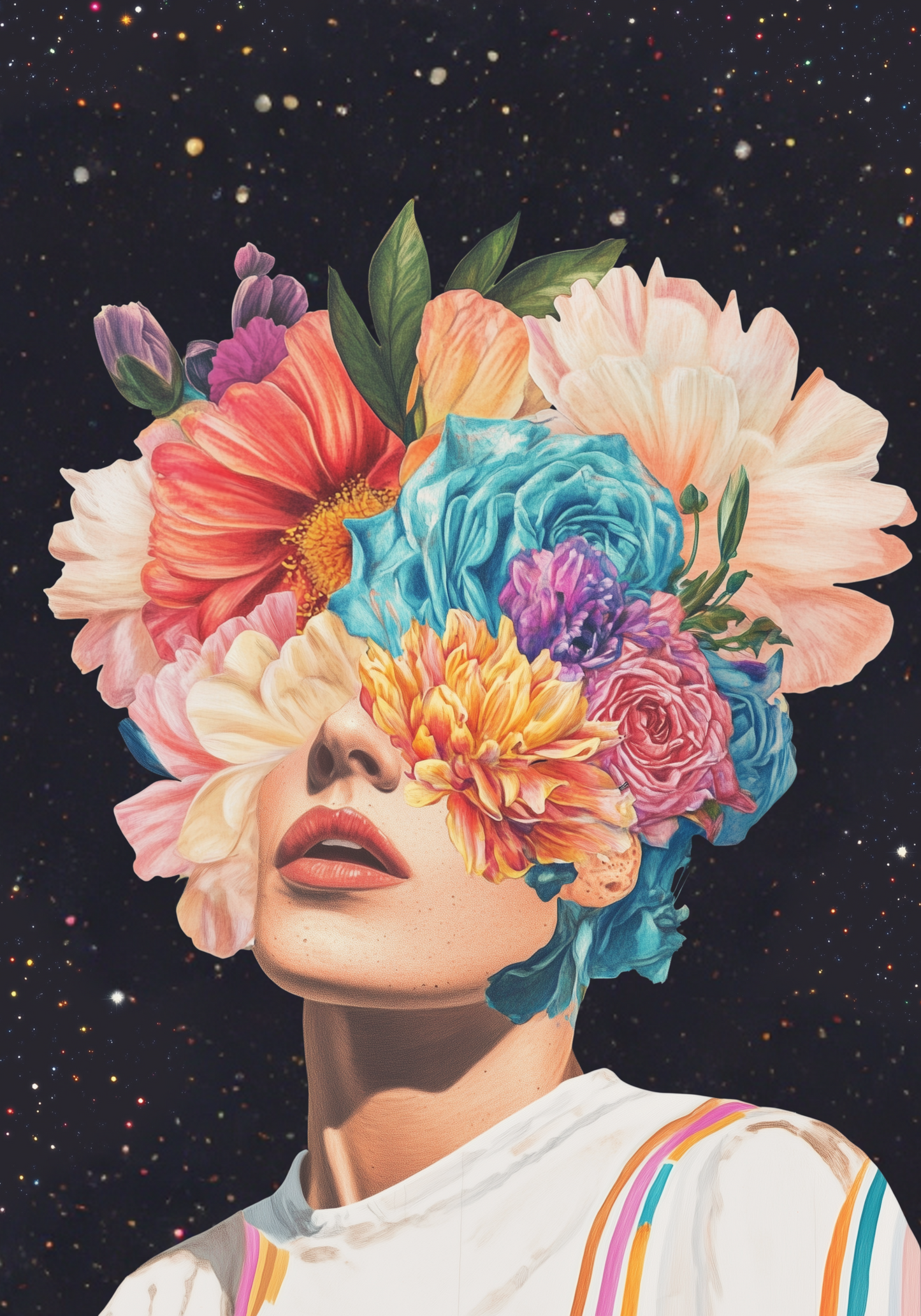 Cosmic Bloom Poster