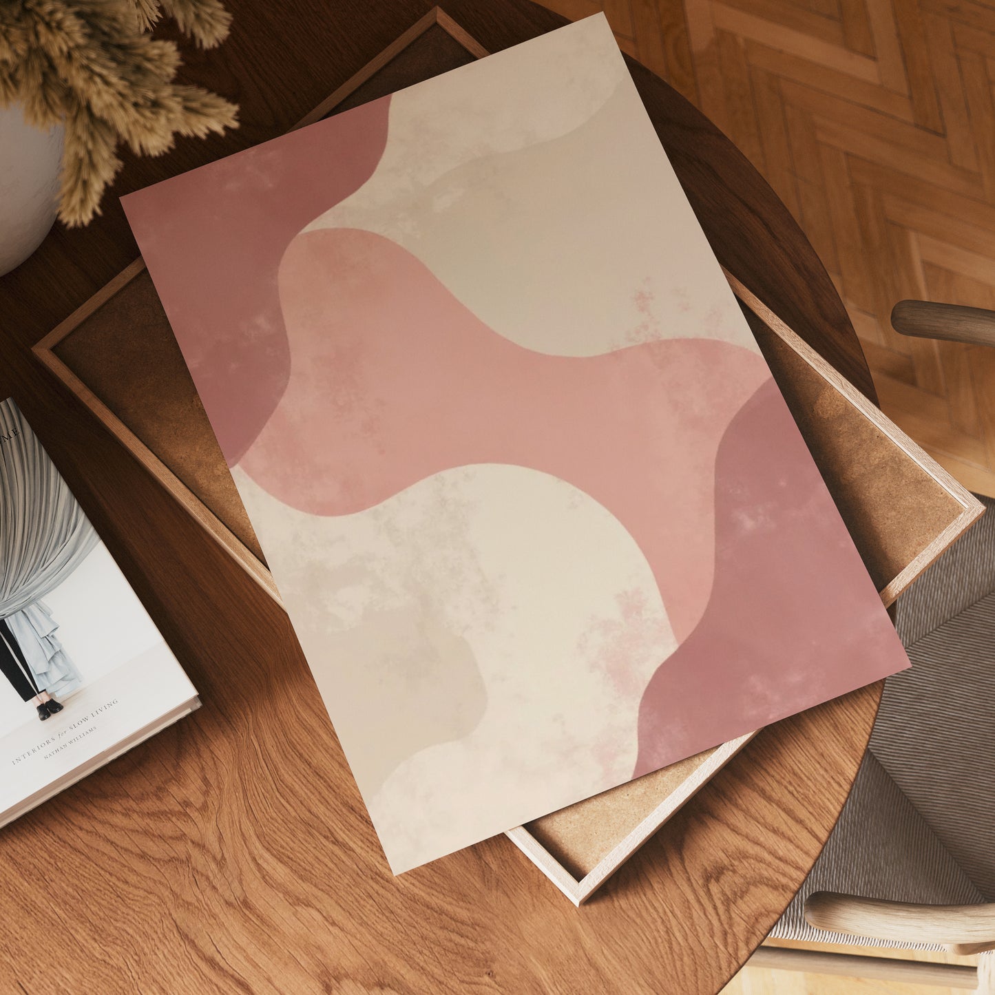 Abstract Colorful Shapes Poster
