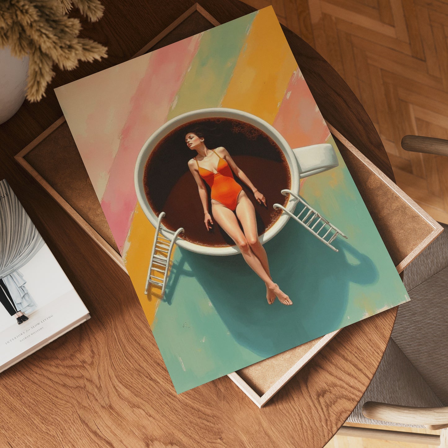 Bikini Coffe Poster