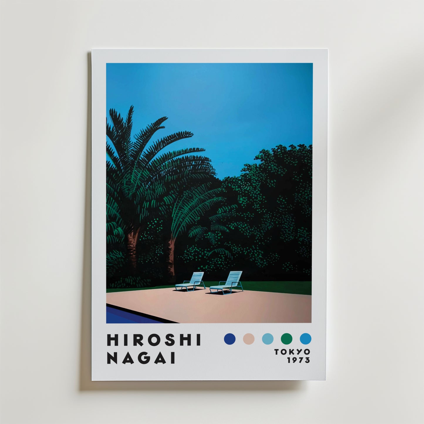 Hiroshi Nagai Poolside Silence Poster