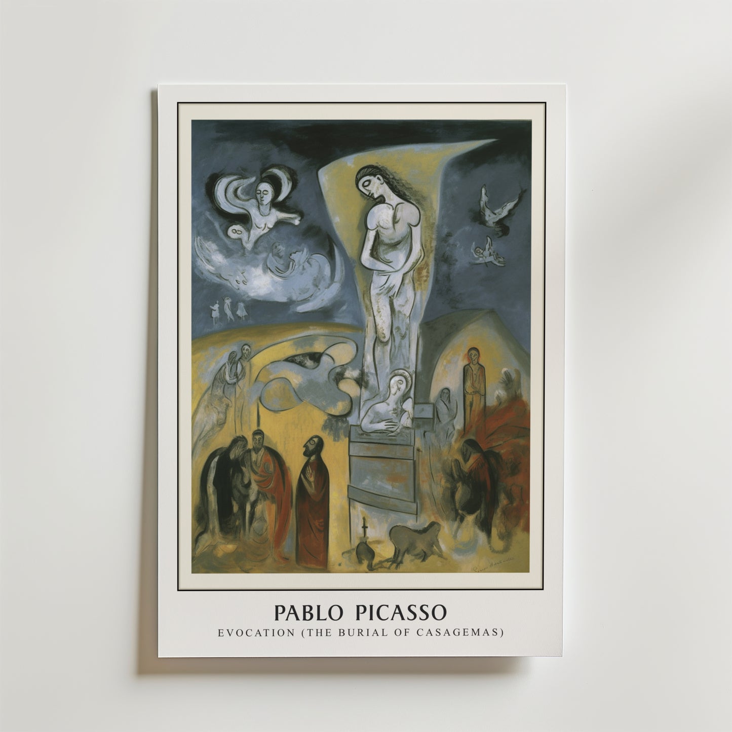 Picasso Casagemas Tribute Poster