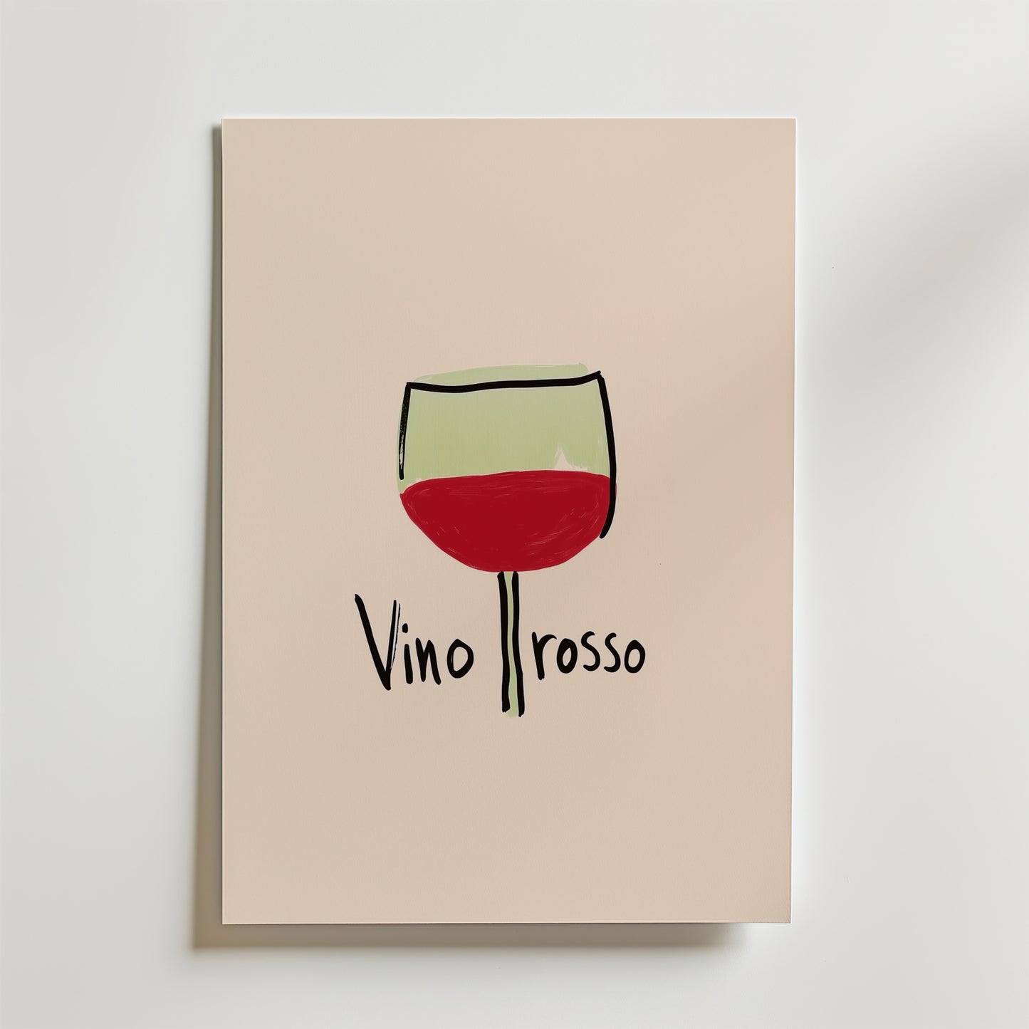 Vino Rosso Poster
