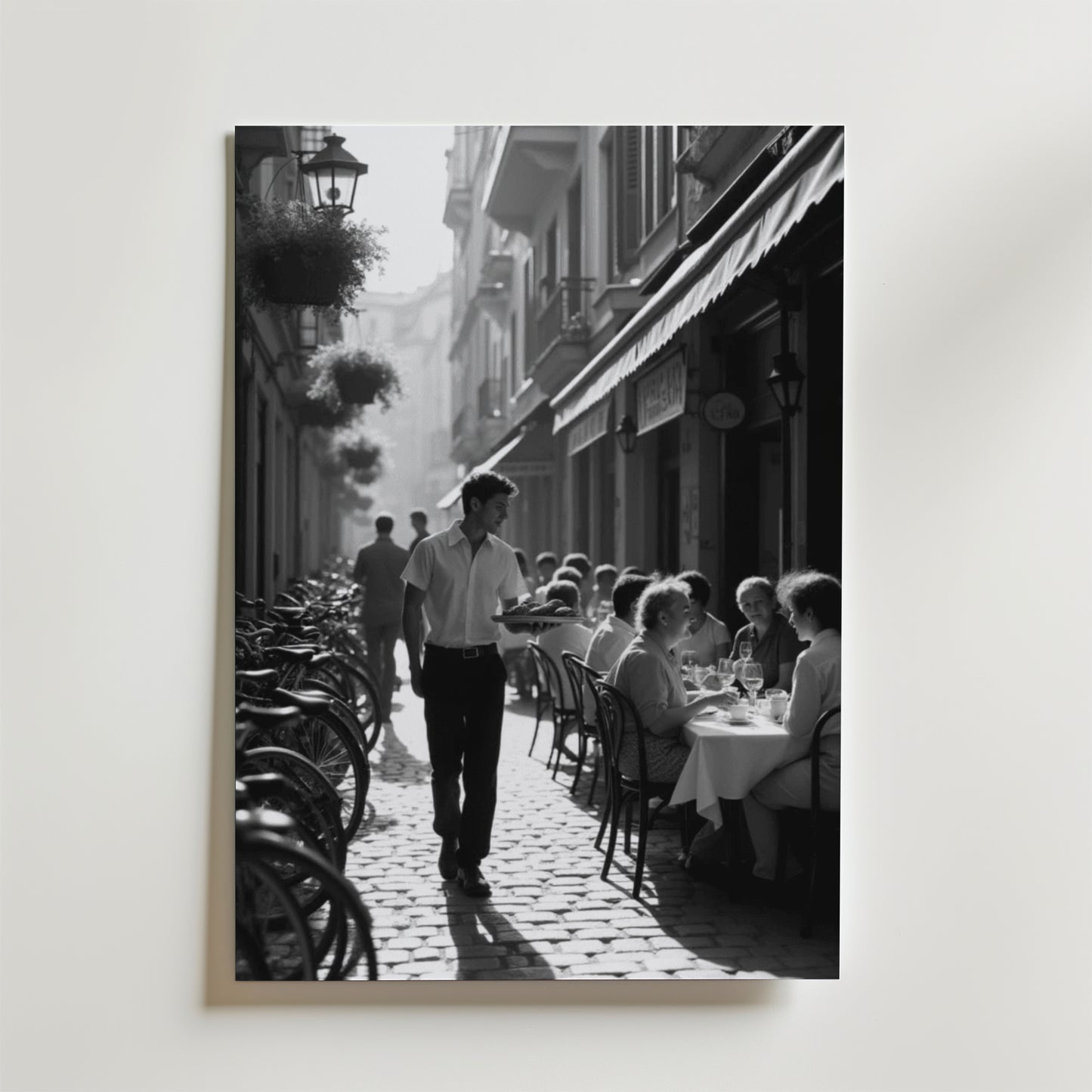 Charming Street Café Poster
