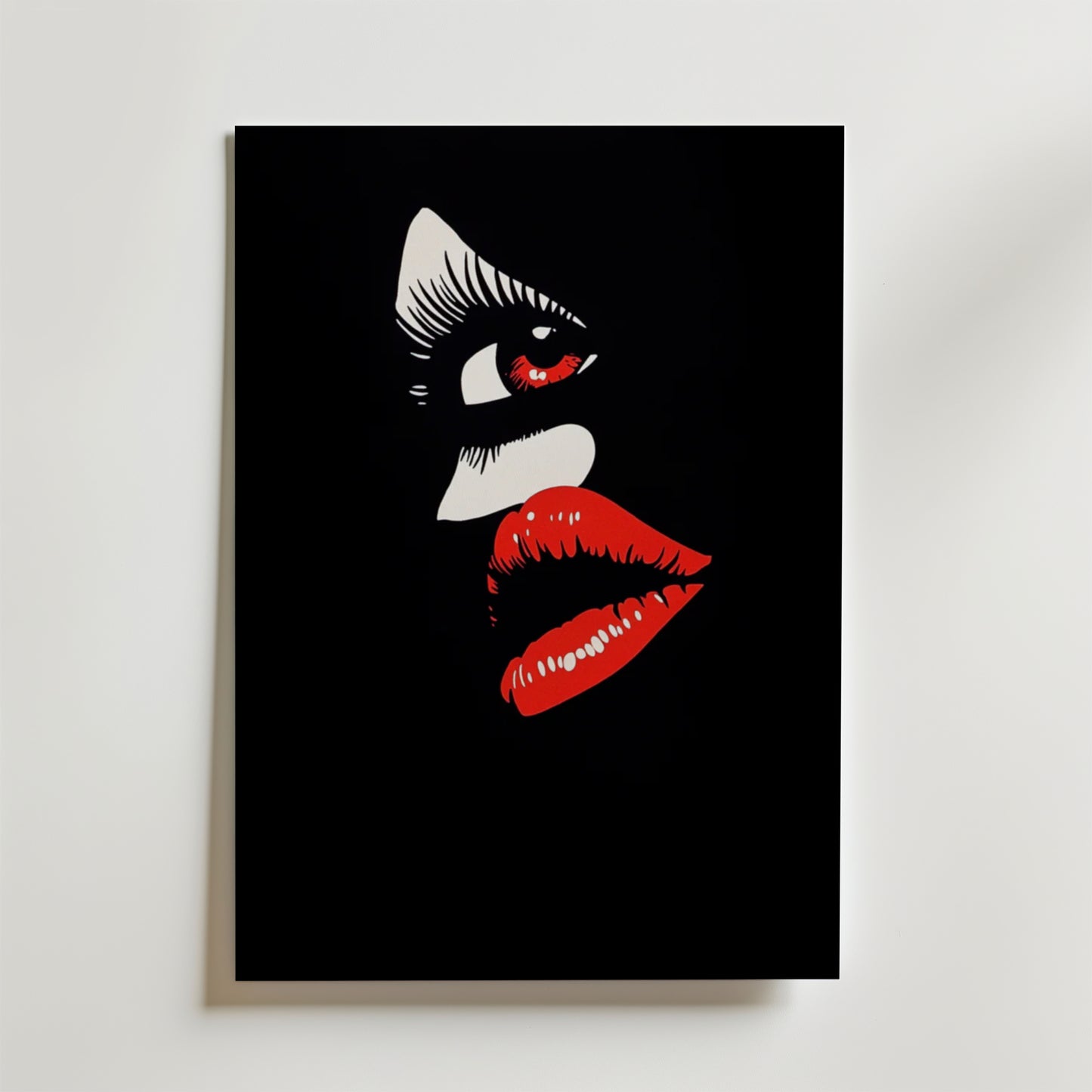 Red Gaze Poster
