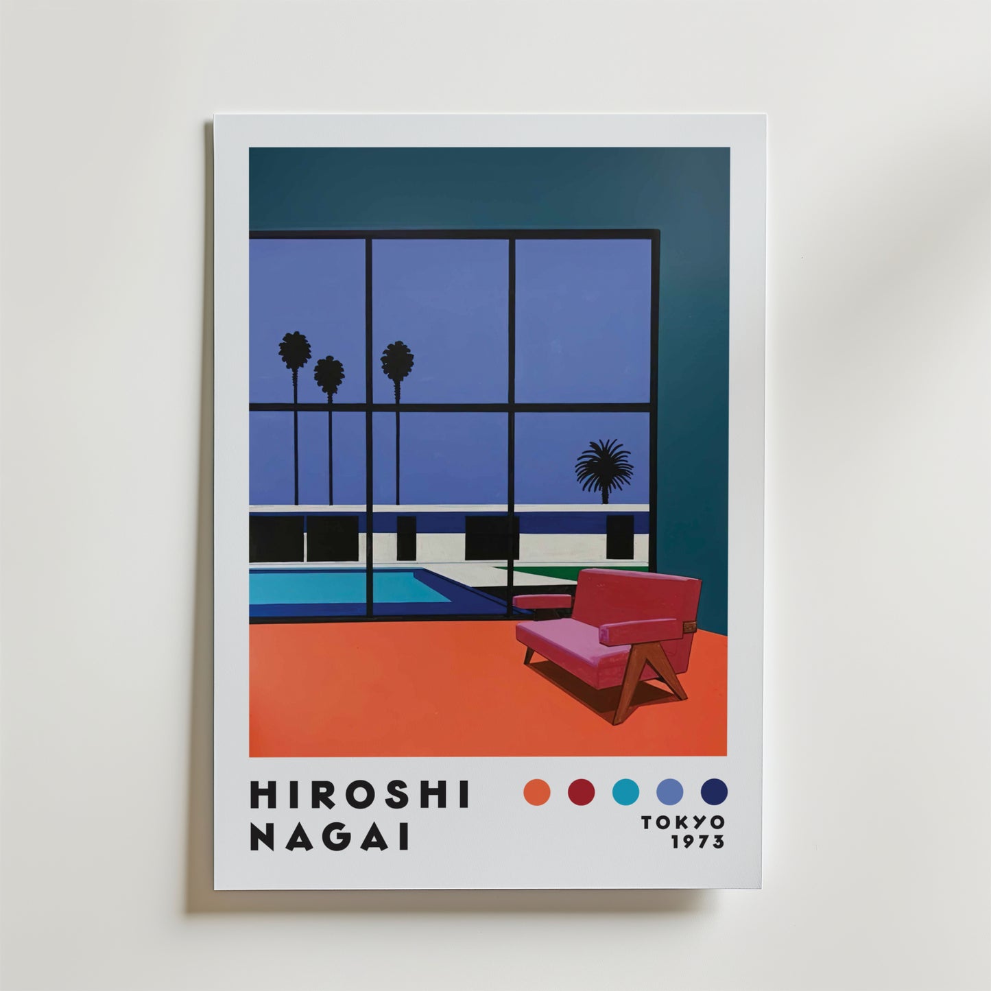 Hiroshi Nagai Palm View Silence Poster
