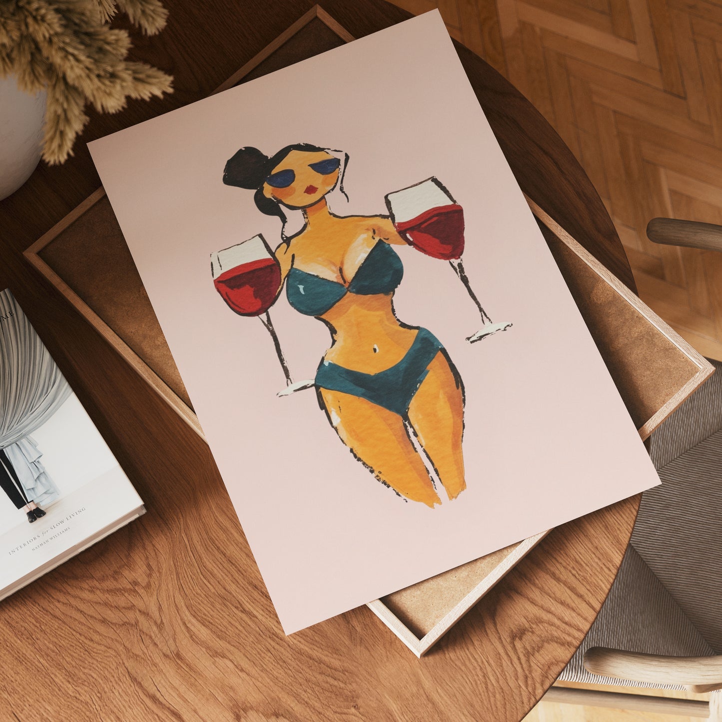 Wine Babe Poster