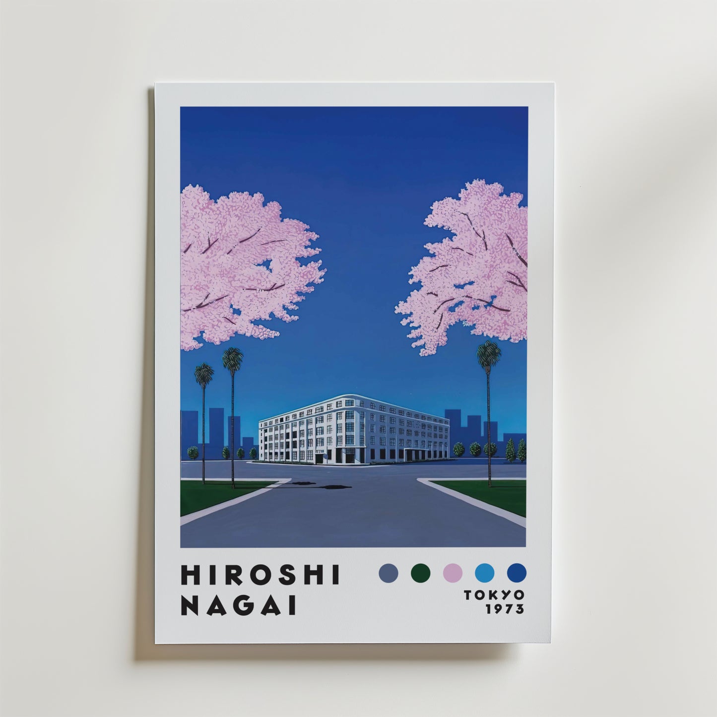 Hiroshi Nagai Cherry Blossom Avenue Poster