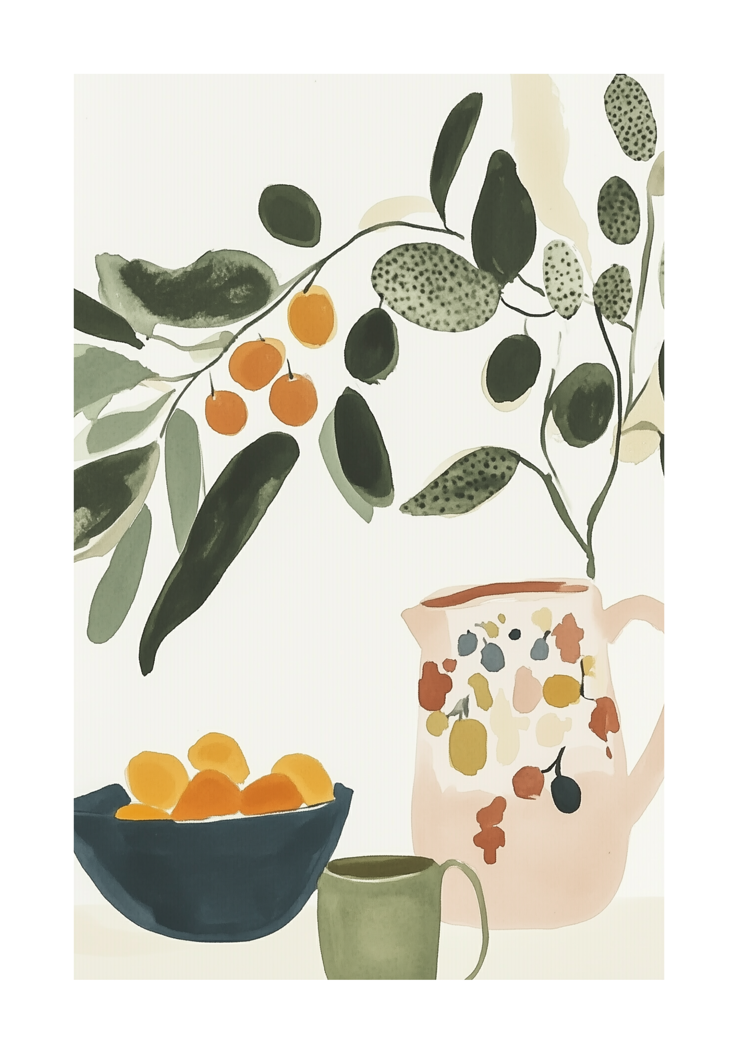Citrus Table Poster