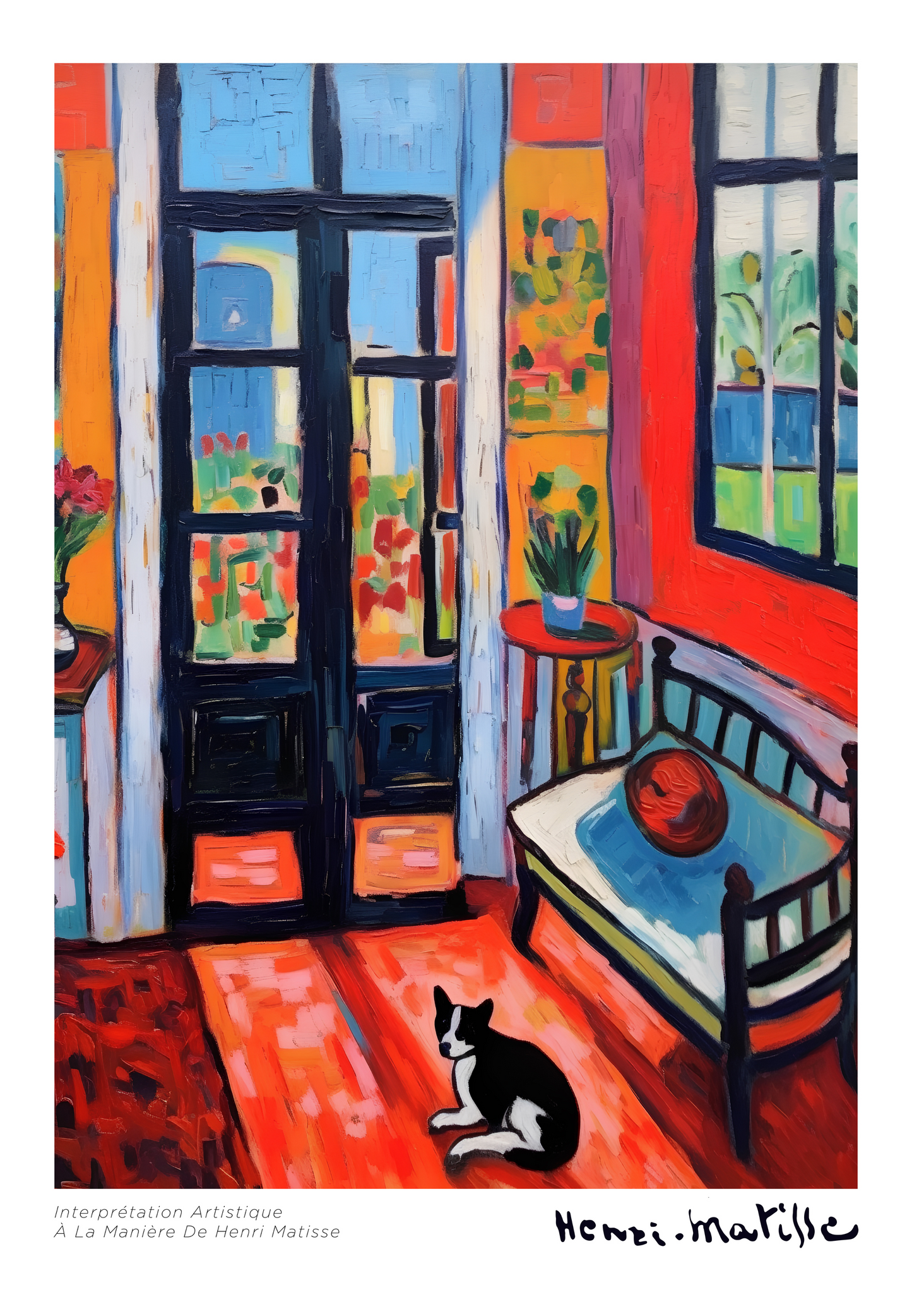 L’Atelier Rouge inspired Mattisse Poster