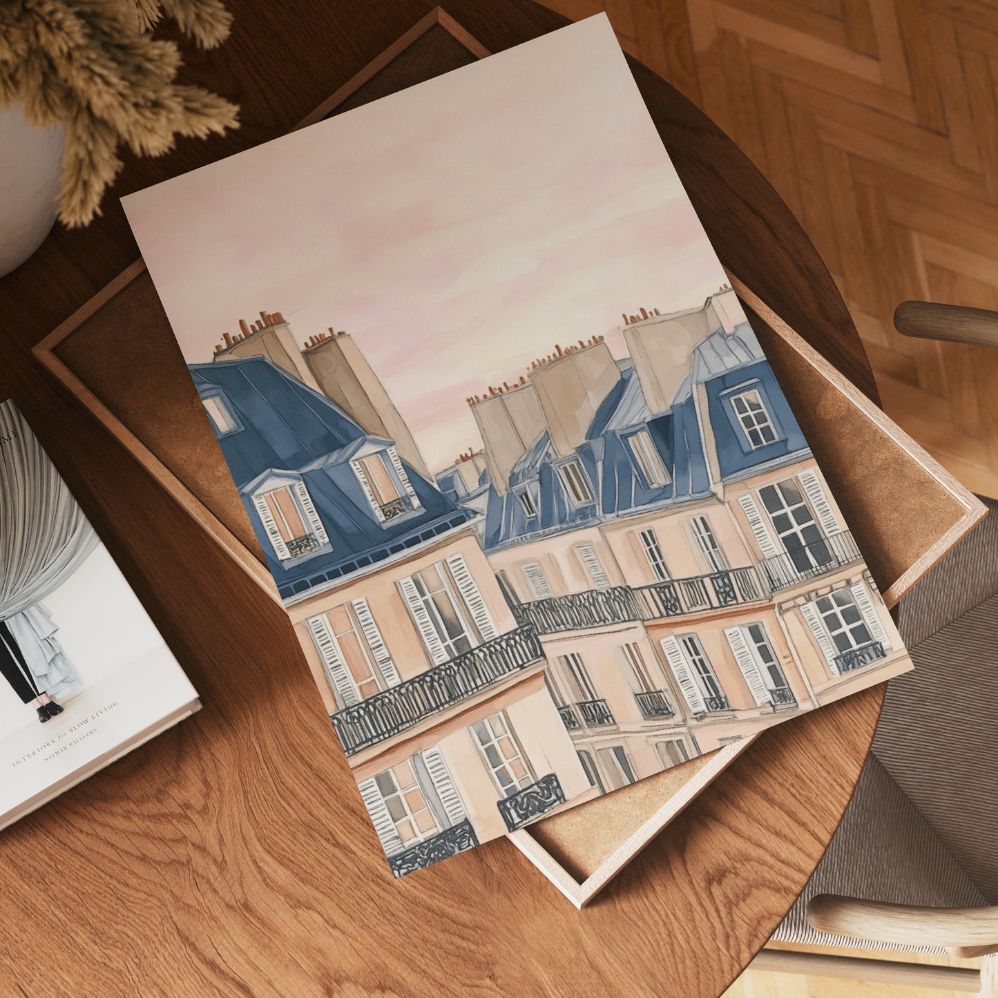 Paris Balcony View Poster