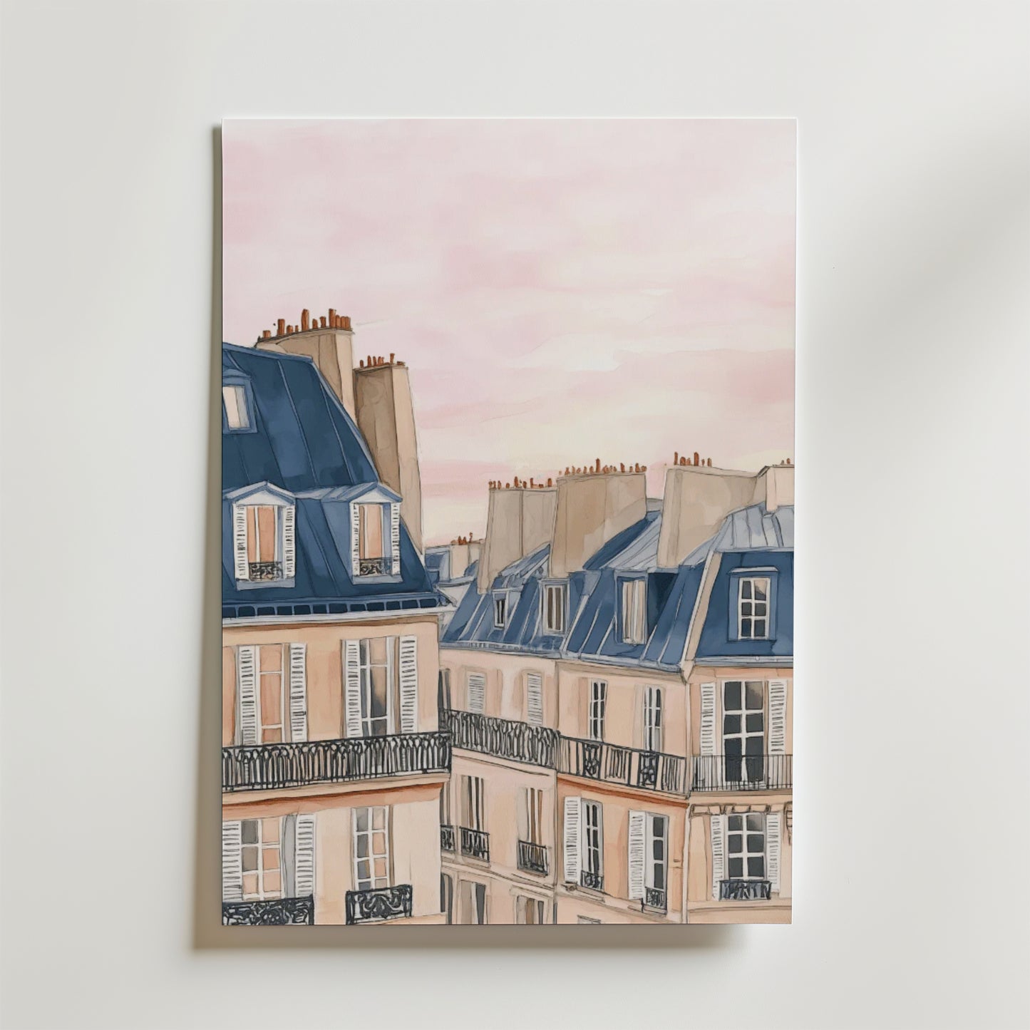 Paris Balcony View Poster