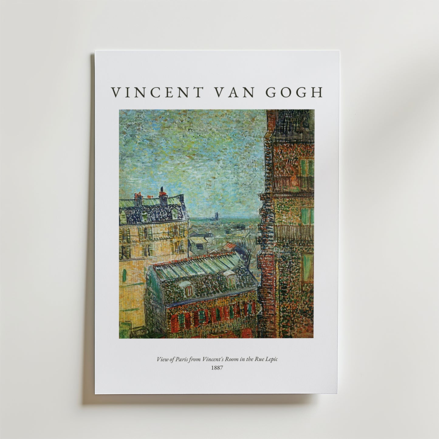 Van Gogh View Of Paris Poster