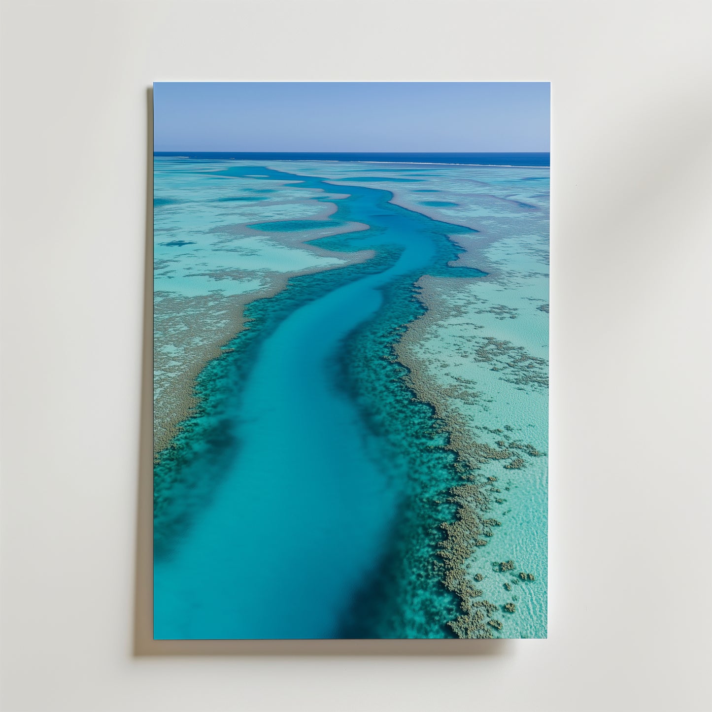Turquoise Stream Poster