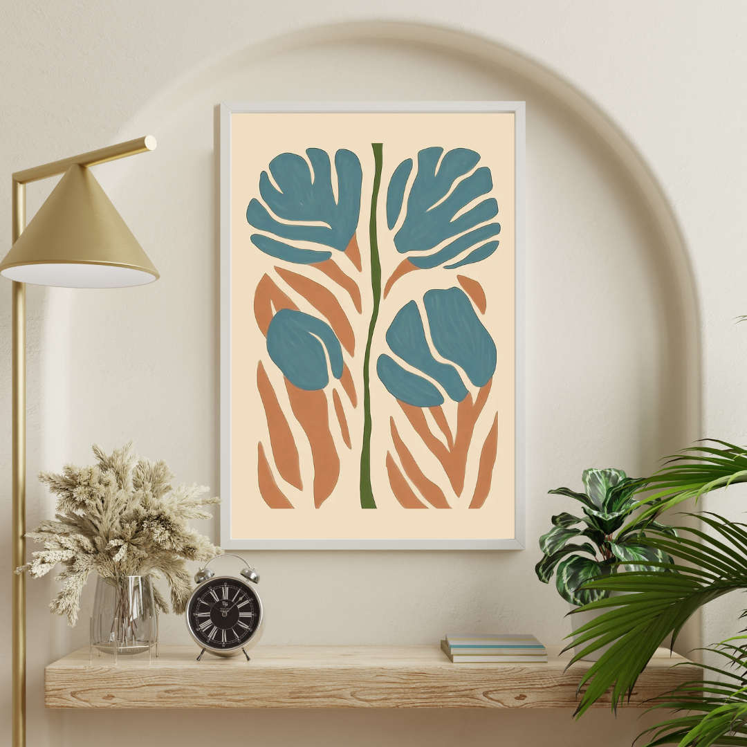 Abstract botanical Poster