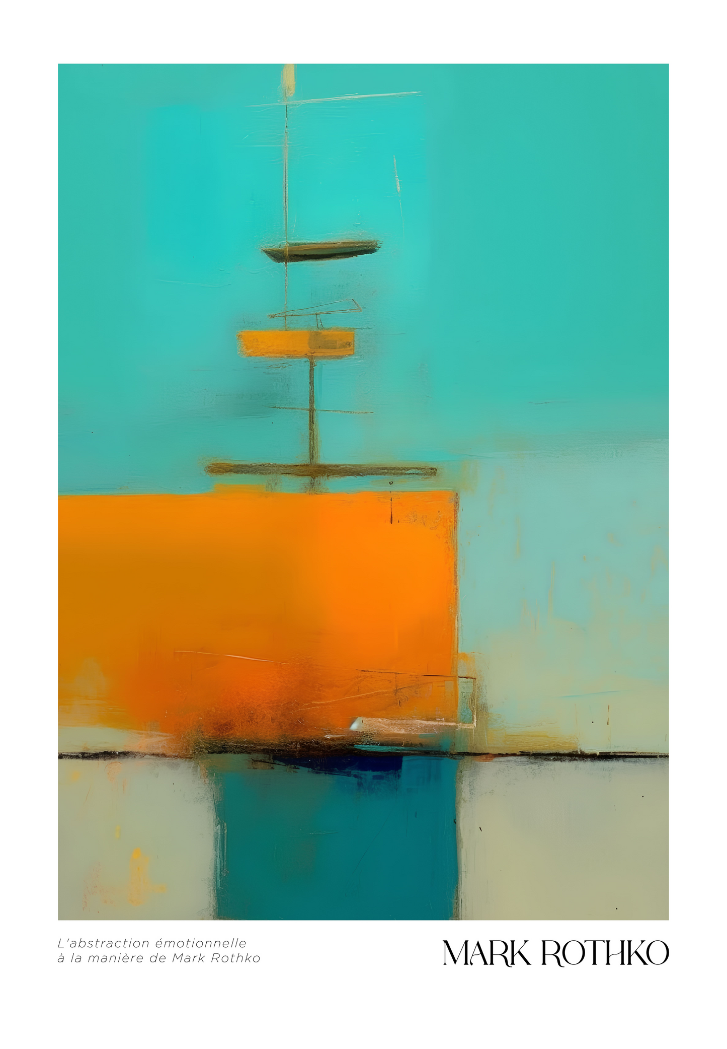 Abstract Vastness Mark Rothko Poster
