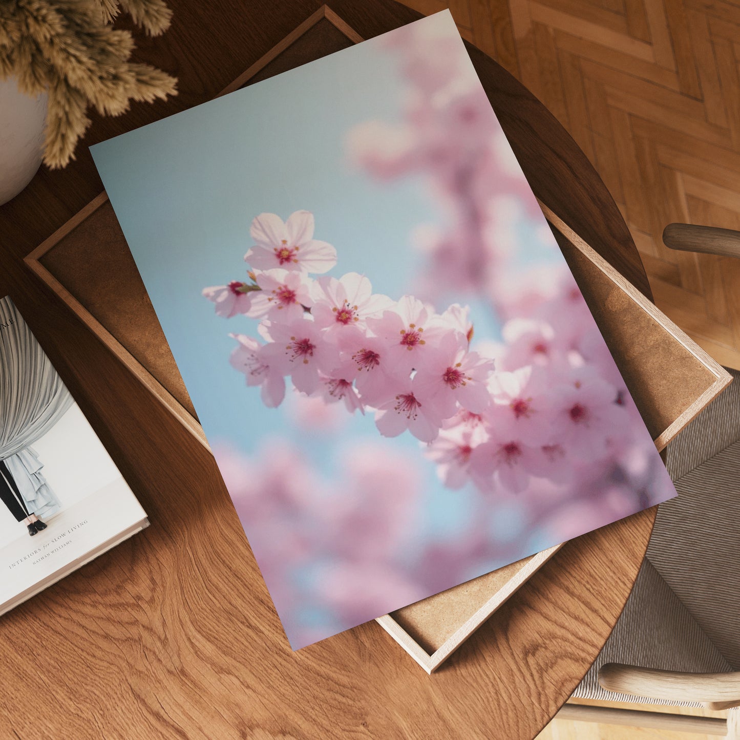 Cherry blossom pastel poster