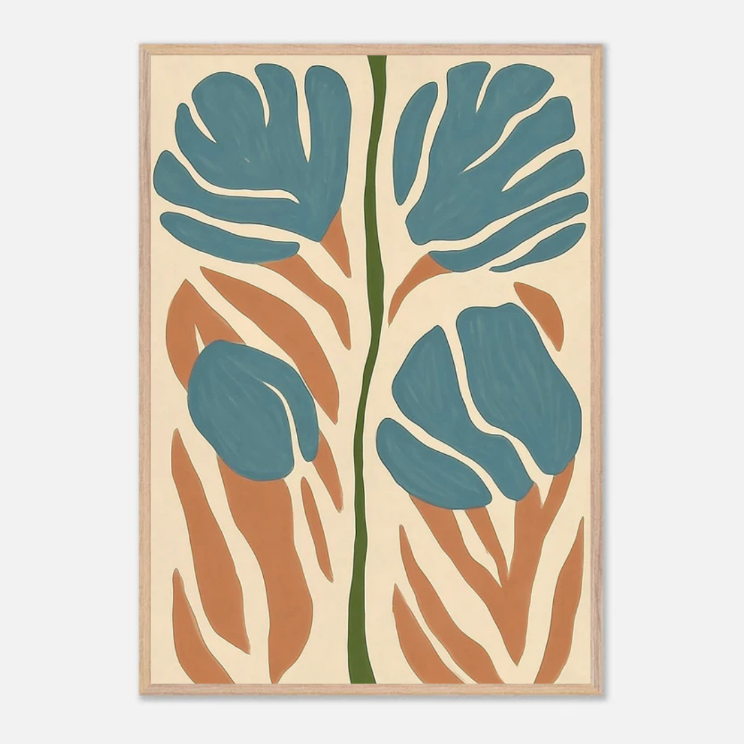 Abstract botanical Poster