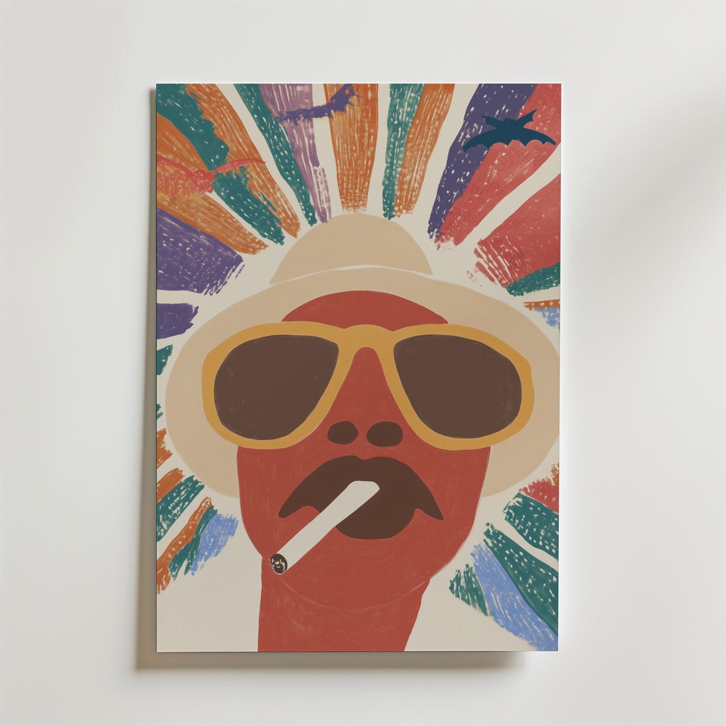 Fear and Loathing Retro Poster