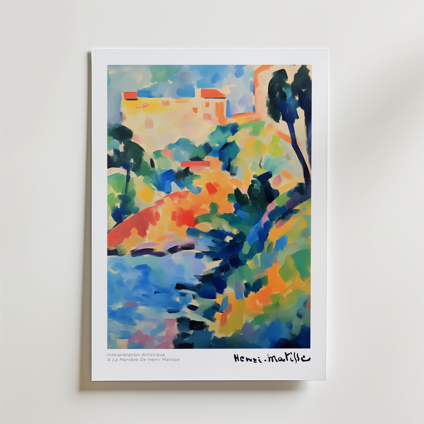 Summer at the Hillside Matisse Poster