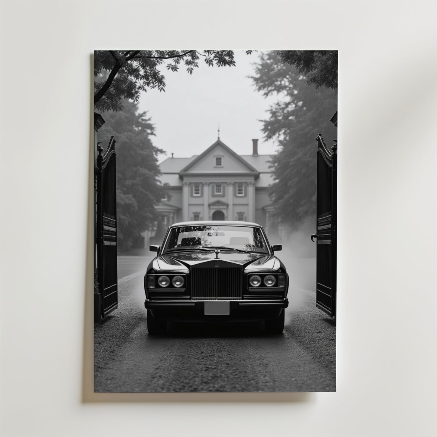 Vintage Rolls Royce Poster