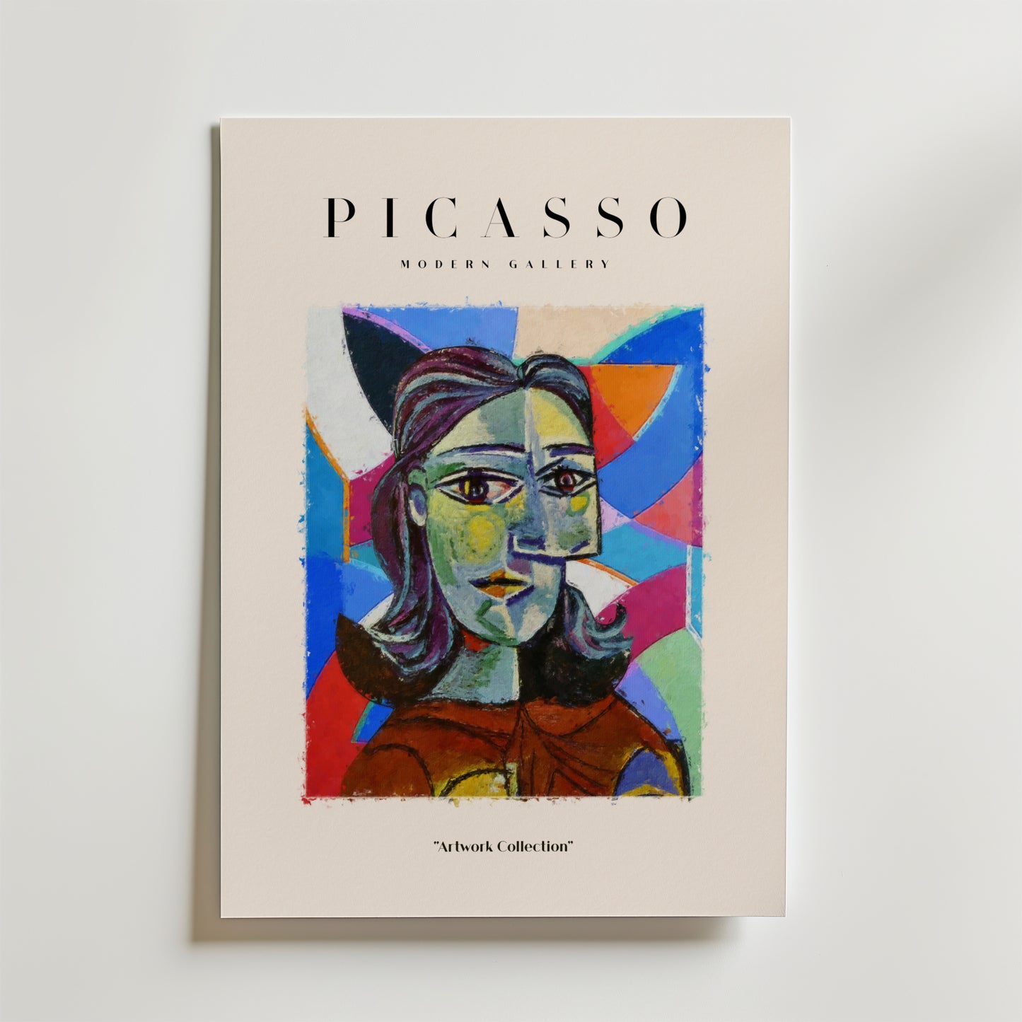 Picasso Cubist Expression Female Poster