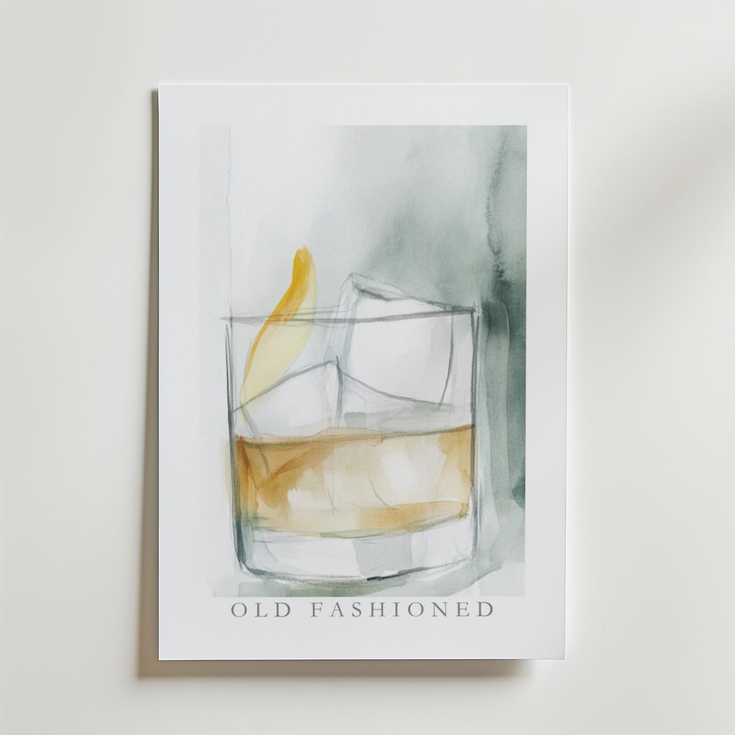 Old Fashioned Drink Poster