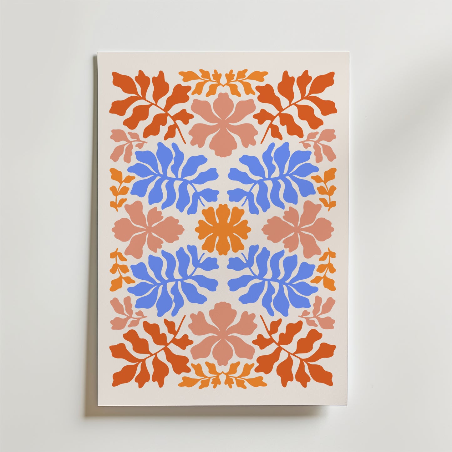 Rustic Floral Harmony Poster