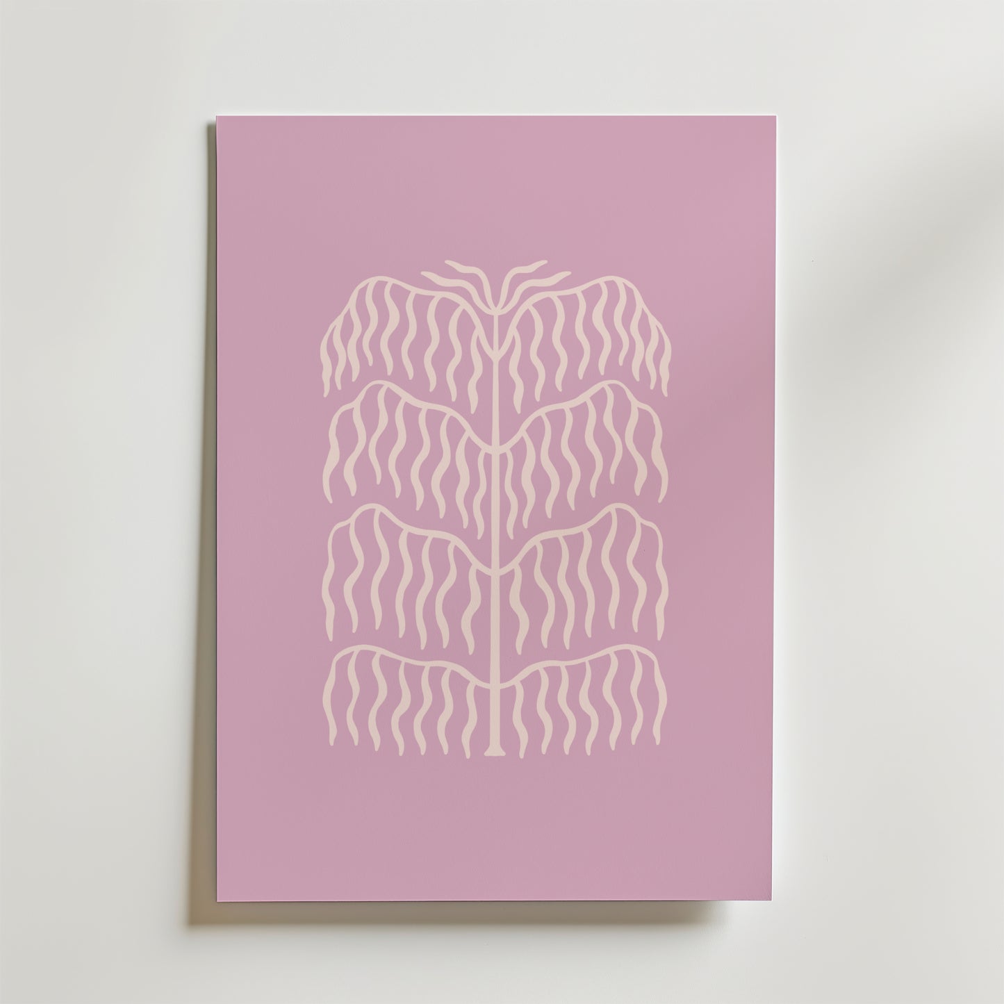 Lilac Botanical Form Poster