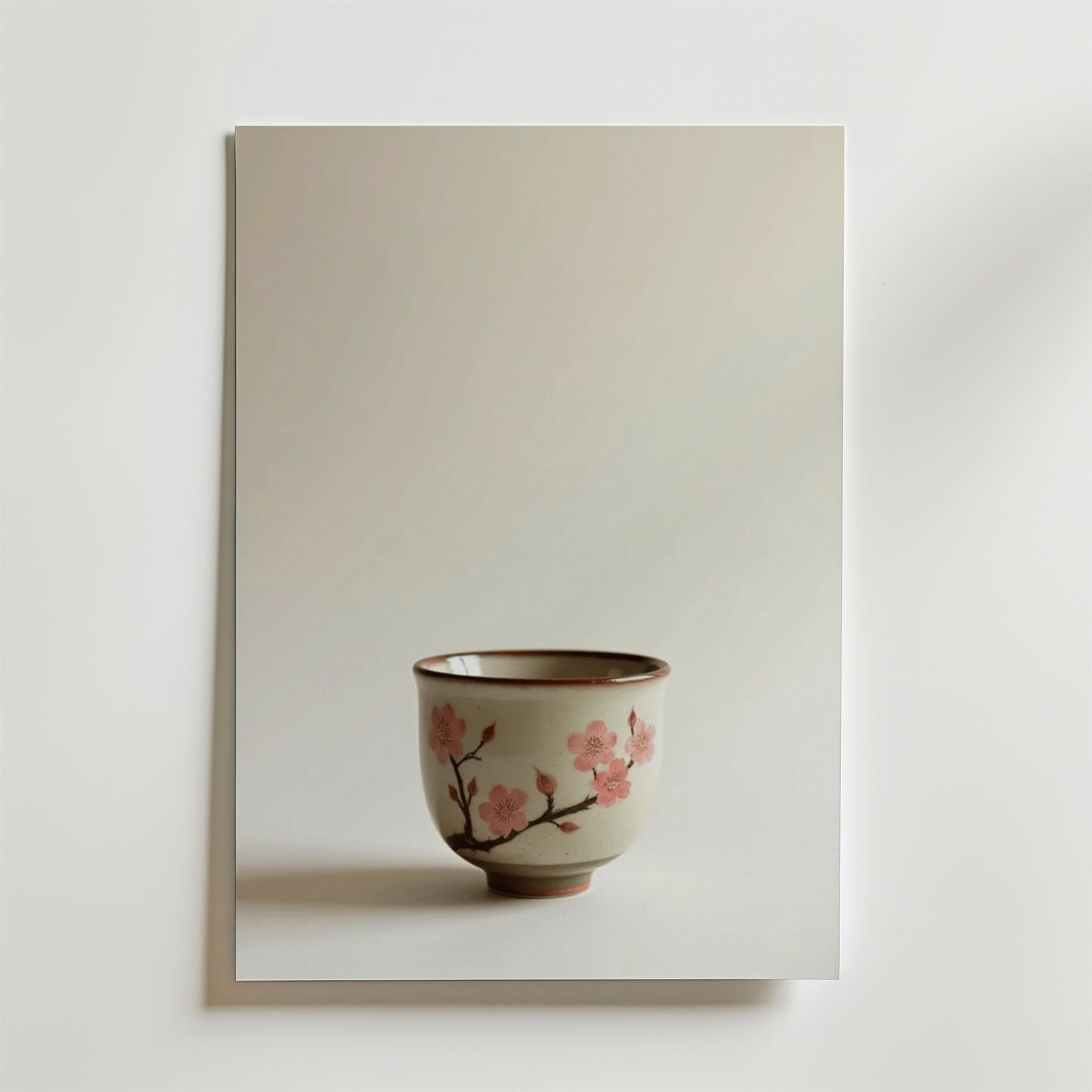 Cherry Blossom Ceramic Cup Poster