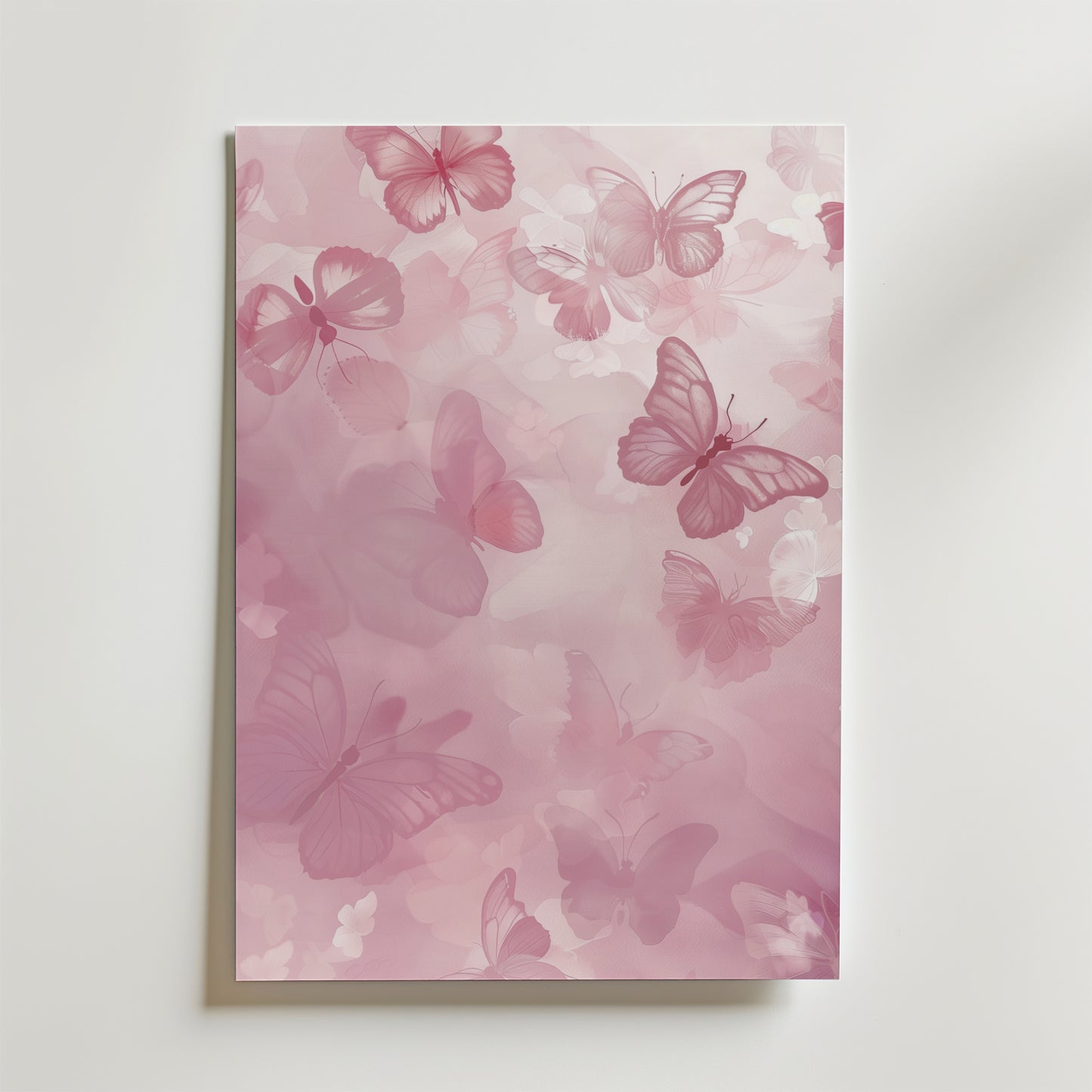 Pink Flutter Dream Poster