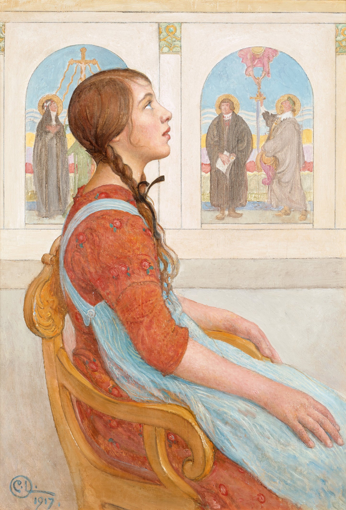 Carl Larsson Uppenbarelse 1917 Poster