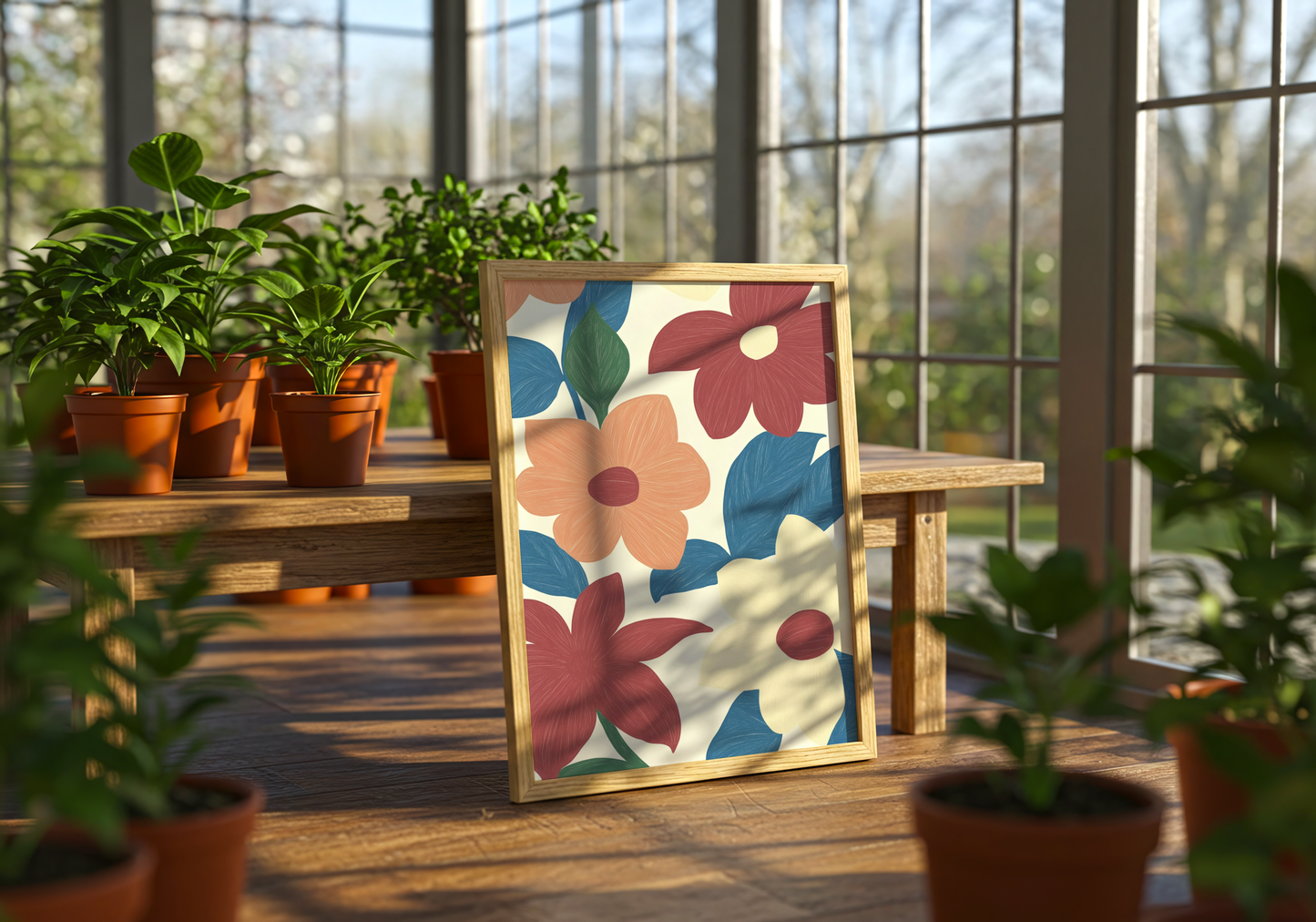 Floral wall Poster