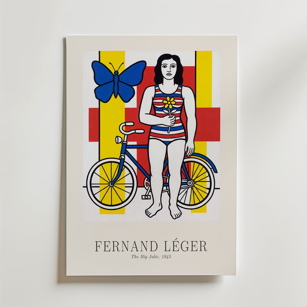 Fernand Leger The Big Julie 1945 Poster – med passepartout