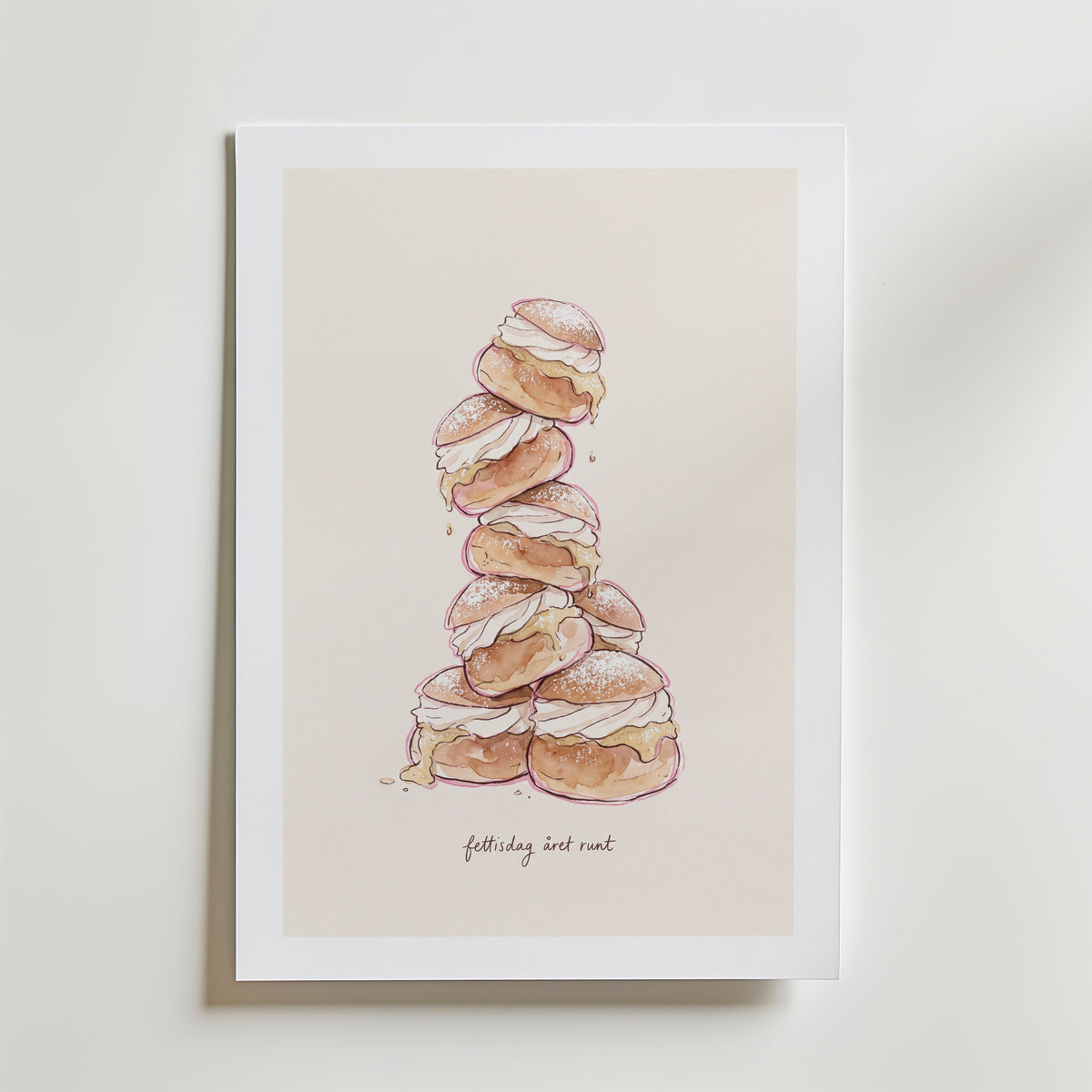 Fettisdag Året Runt Poster – med passepartout
