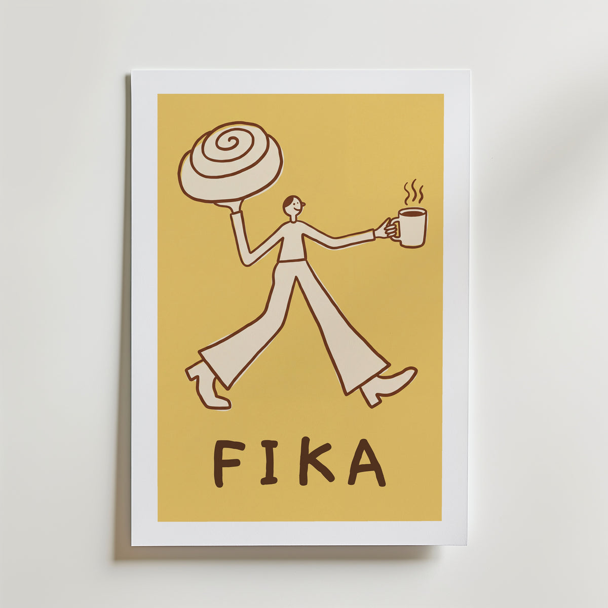 Fika Poster – med passepartout