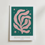 Henri Matisse Pink Algae Poster – med passepartout