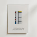 Piet Mondrian Composition with Red Yellow and Blue 1942 Poster – canvas utan passepartout
