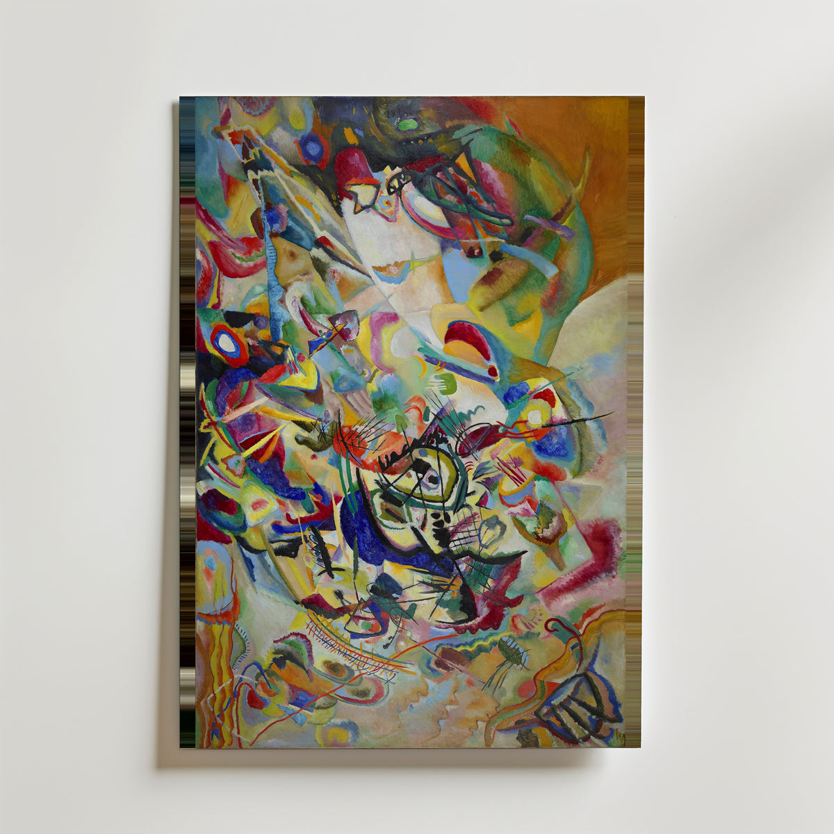 Wassily Kandinsky Composition VII 1913 Poster – canvas utan passepartout