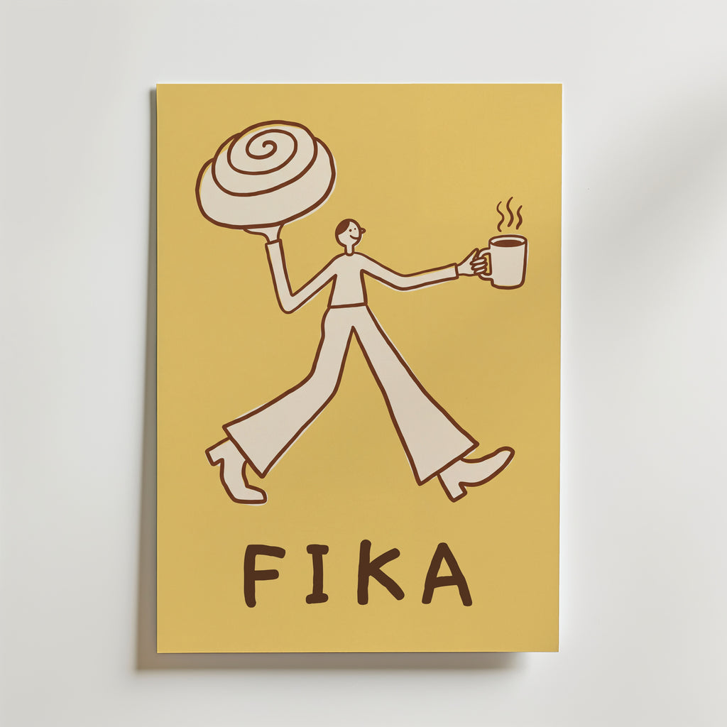 Fika Poster – utan passepartout