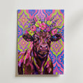 Flower Bull Poster – canvas utan passepartout