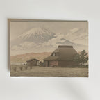 Hasui Kawase Mount Fuji from Narusawa 1936 Poster – utan passepartout