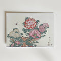 Katsushika Hokusai Chrysanthemums and Bee 1834 Poster – utan passepartout