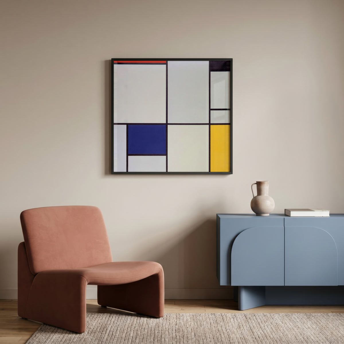 Piet Mondrian Tableau I 1921 Poster – inramad 1
