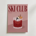 Ski Club Negroni Poster – utan passepartout