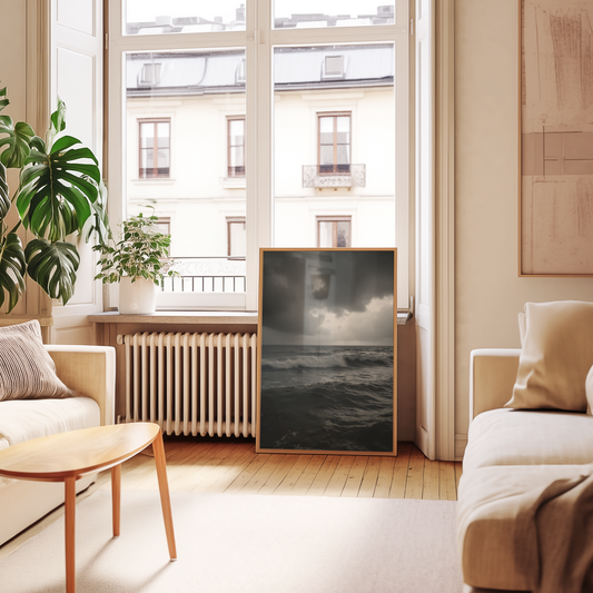 Stormy Waves Poster