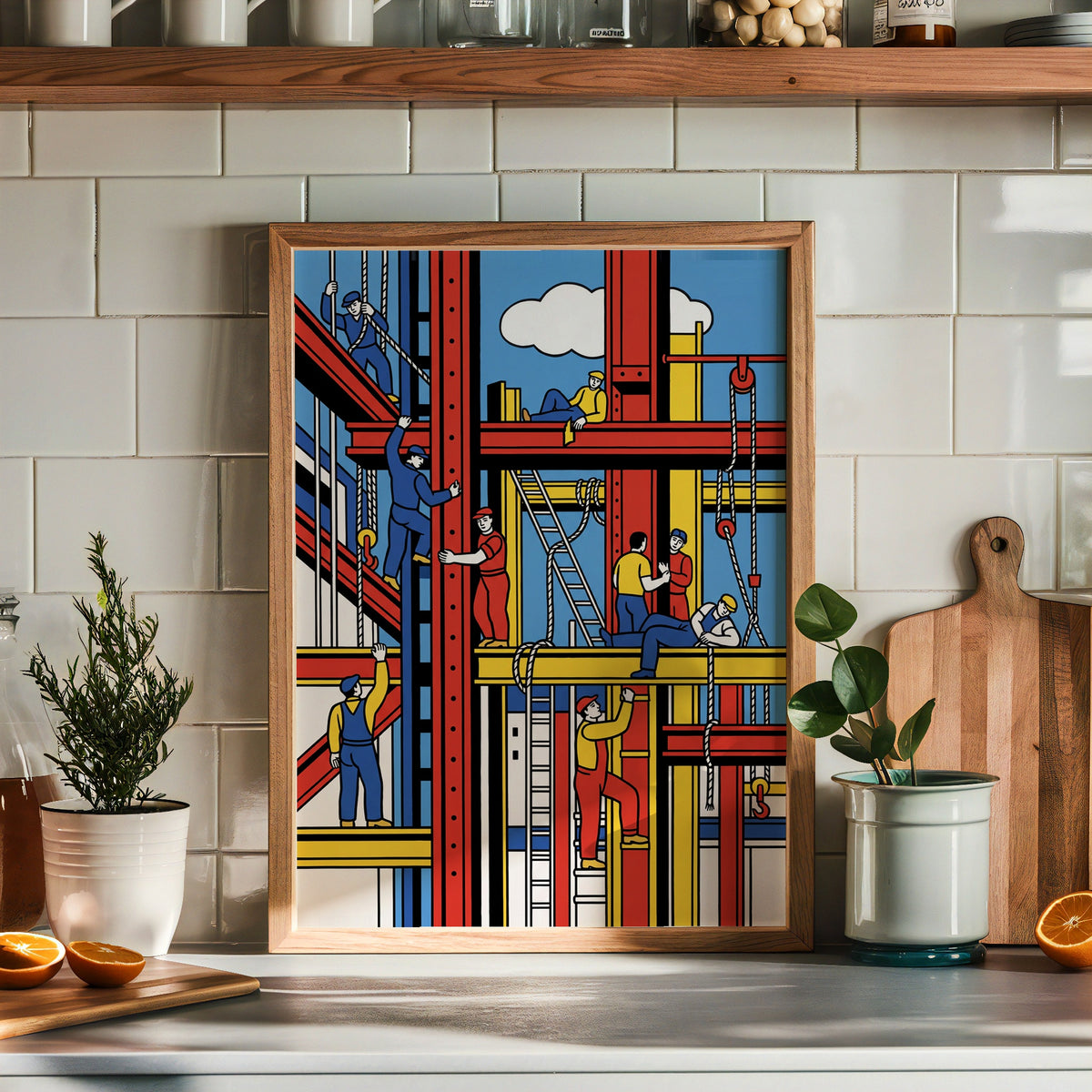 Fernand Leger The Builders 1950 Poster – i rum 1