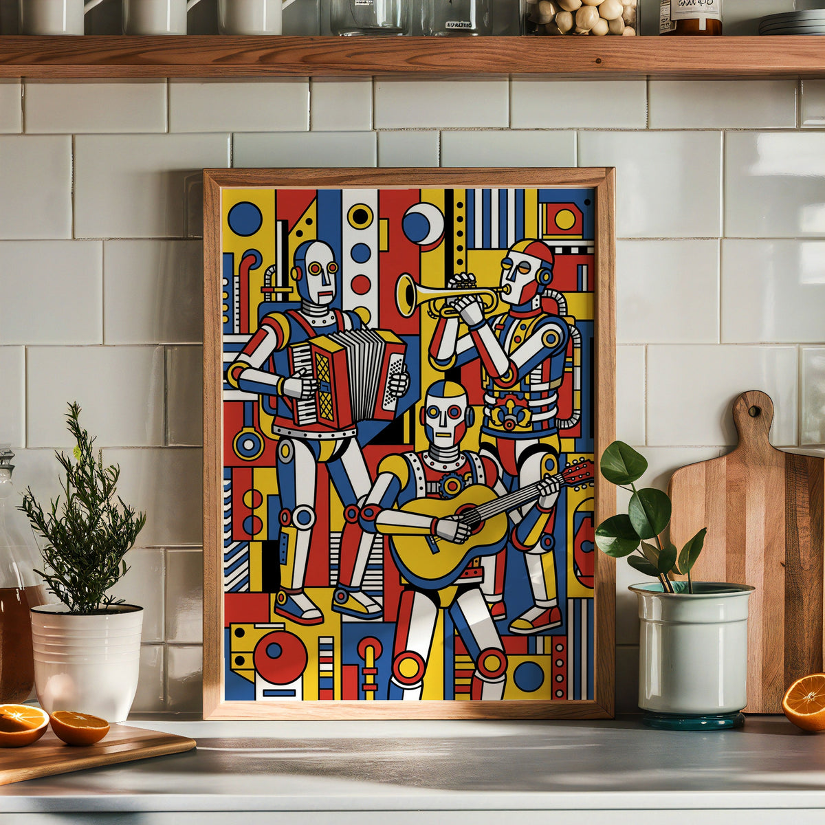 Fernand Leger The Musicians Poster – i rum 1