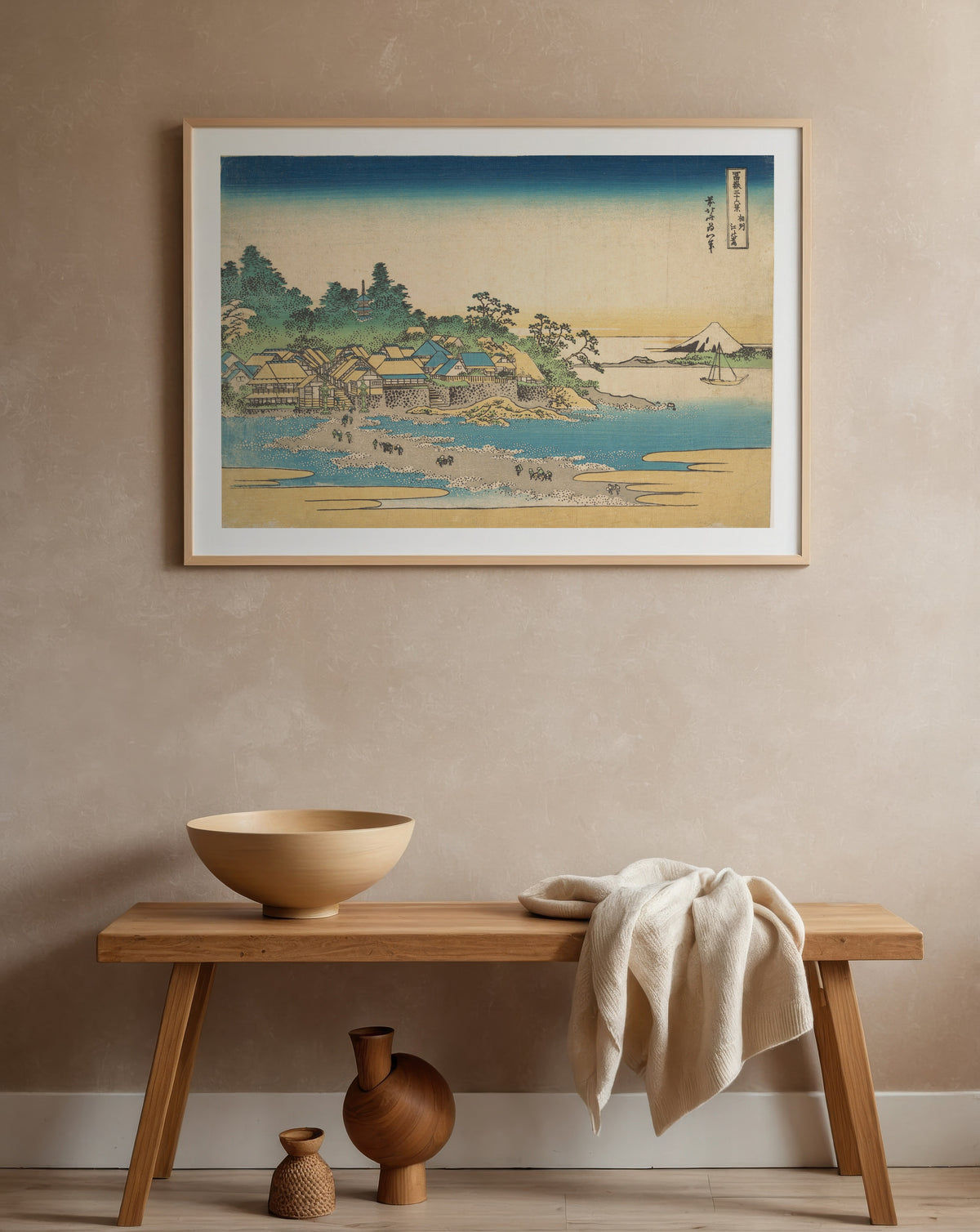 Katsushika Hokusai Enoshima in Sagami Province 1831 Poster – i rum 1