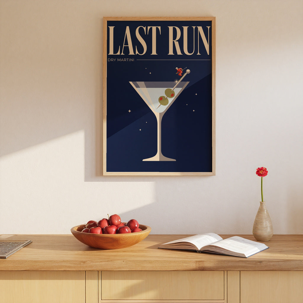 Midnight Olive Run Poster – i rum 1
