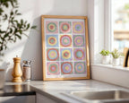 Wassily Kandinsky Concentric Circles in Pastel Poster – i rum 1